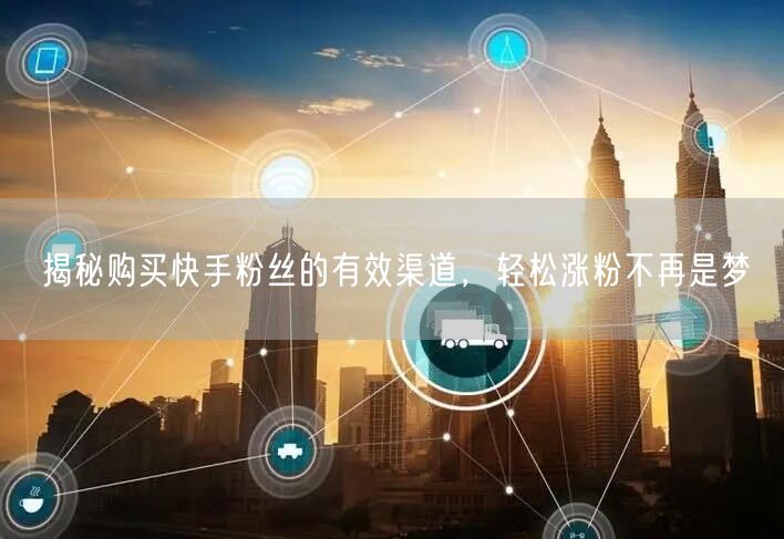 揭秘购买快手粉丝的有效渠道,轻松涨粉不再是梦