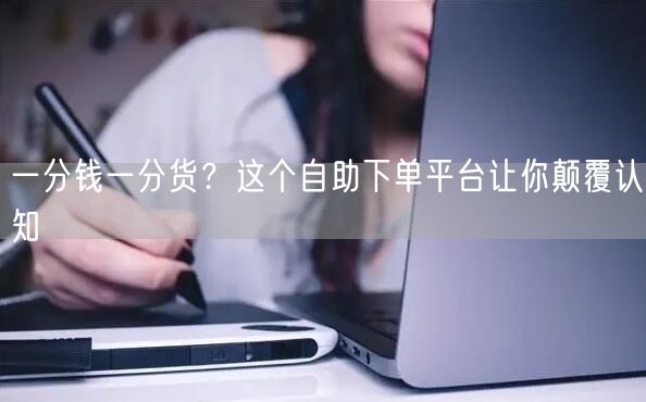 一分钱一分货?这个自助下单平台让你颠覆认知