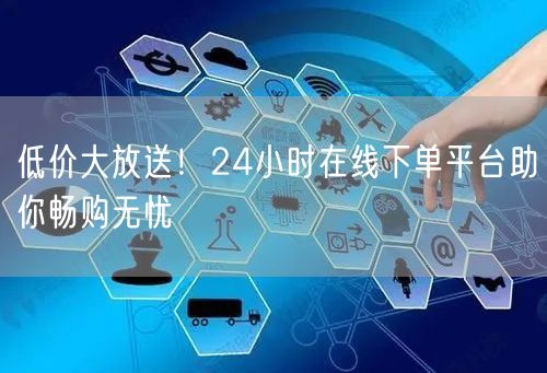 低价大放送!24小时在线下单平台助你畅购无忧