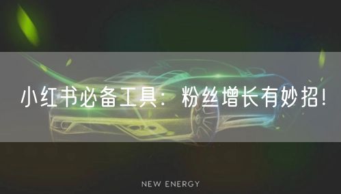 小红书必备工具:粉丝增长有妙招!