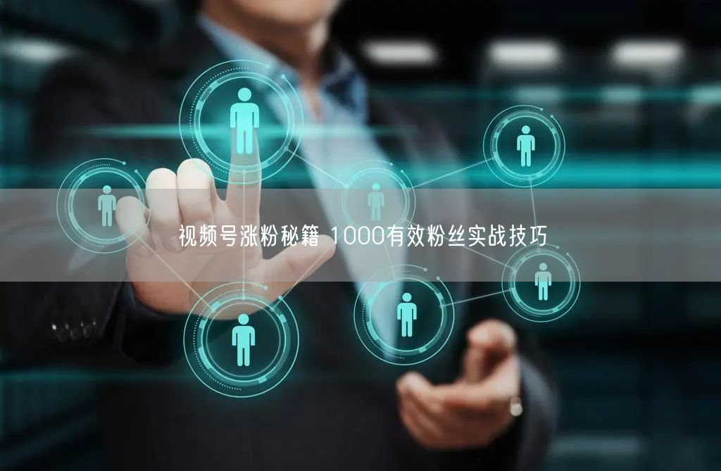 视频号涨粉秘籍 1000有效粉丝实战技巧